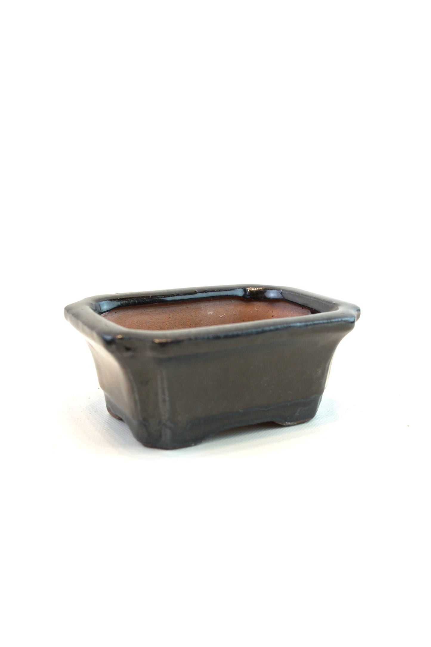 Glazed Bonsai Pot 4"
