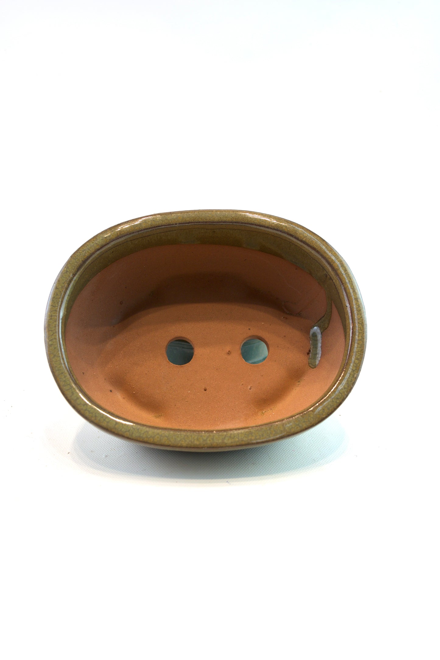 Glazed Bonsai Pot 6"