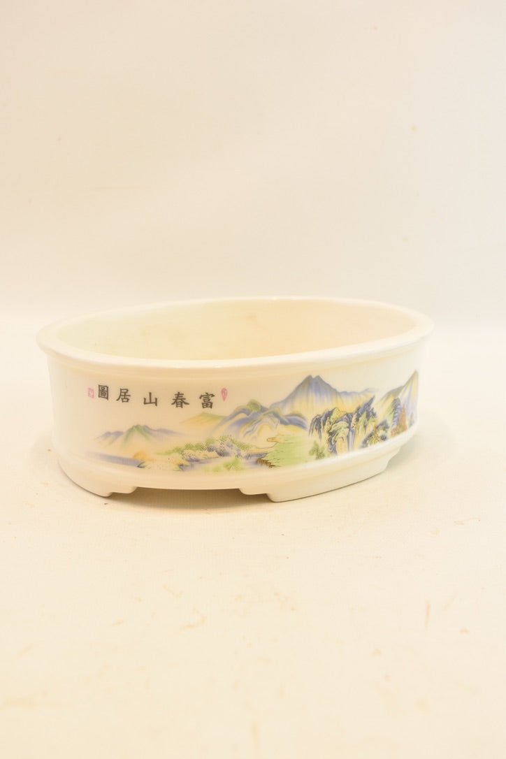 Taiwan Ceramic Planter 8” – Asian Style