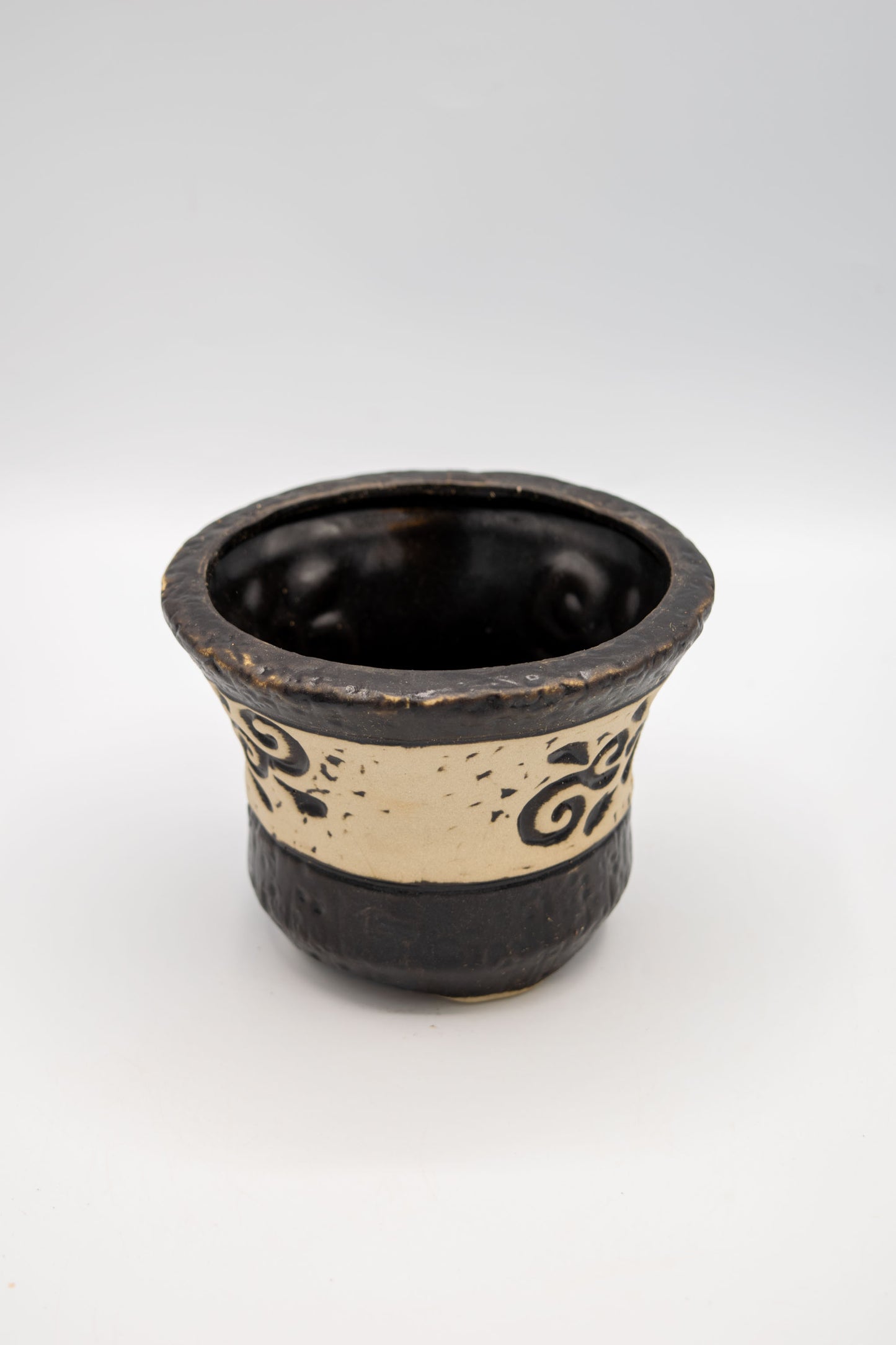 Ceramic Circular Floral Planter Large