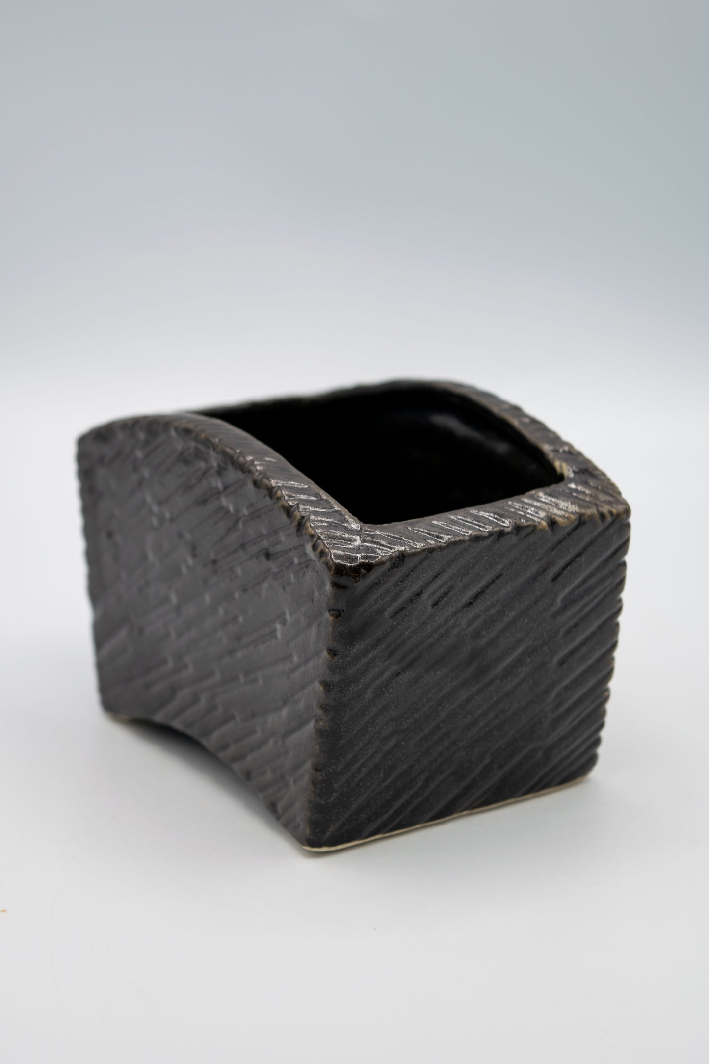 Ceramic Rectangle Swirl Mosaic Planter