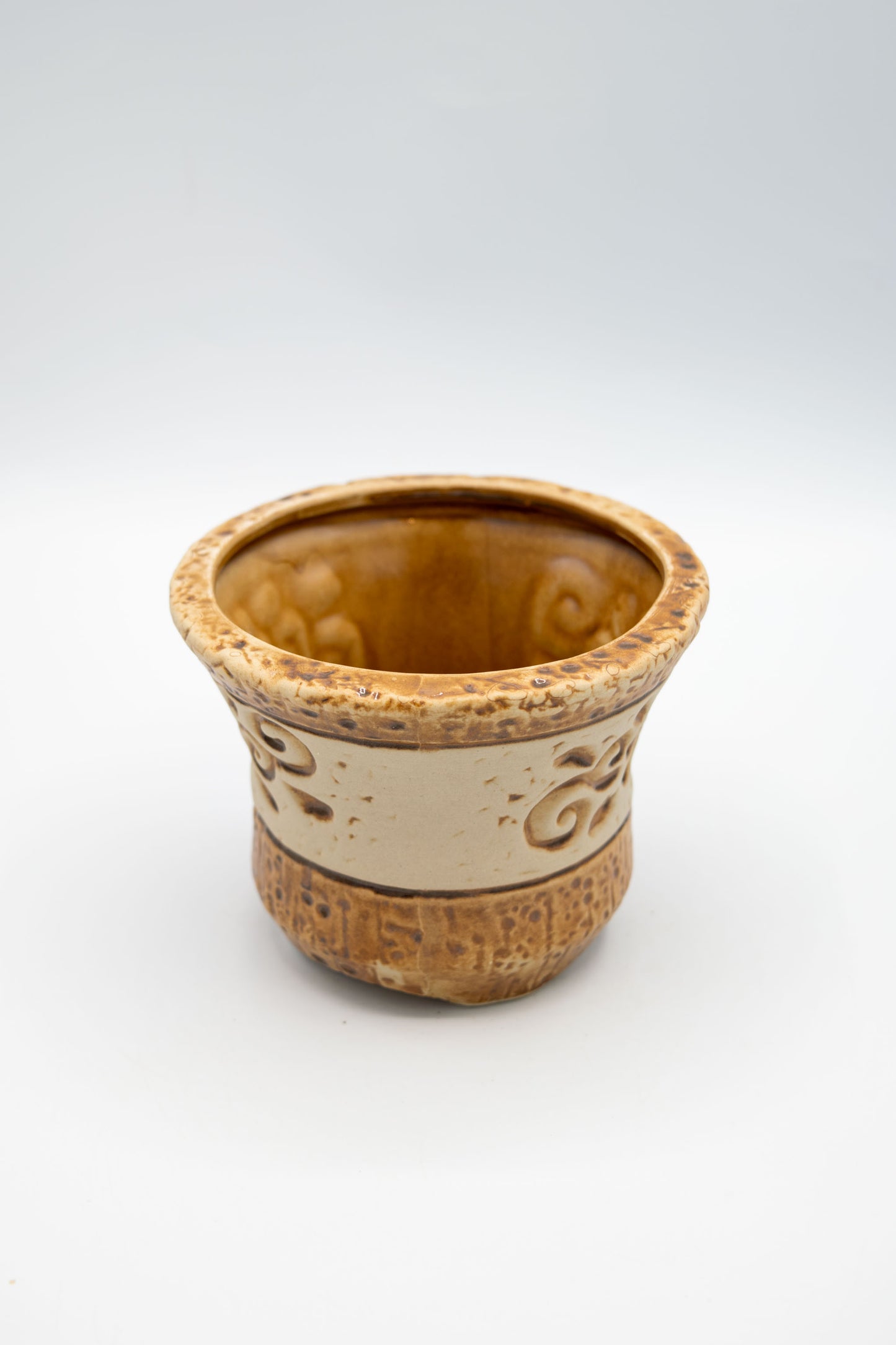 Ceramic Circular Floral Planter Large