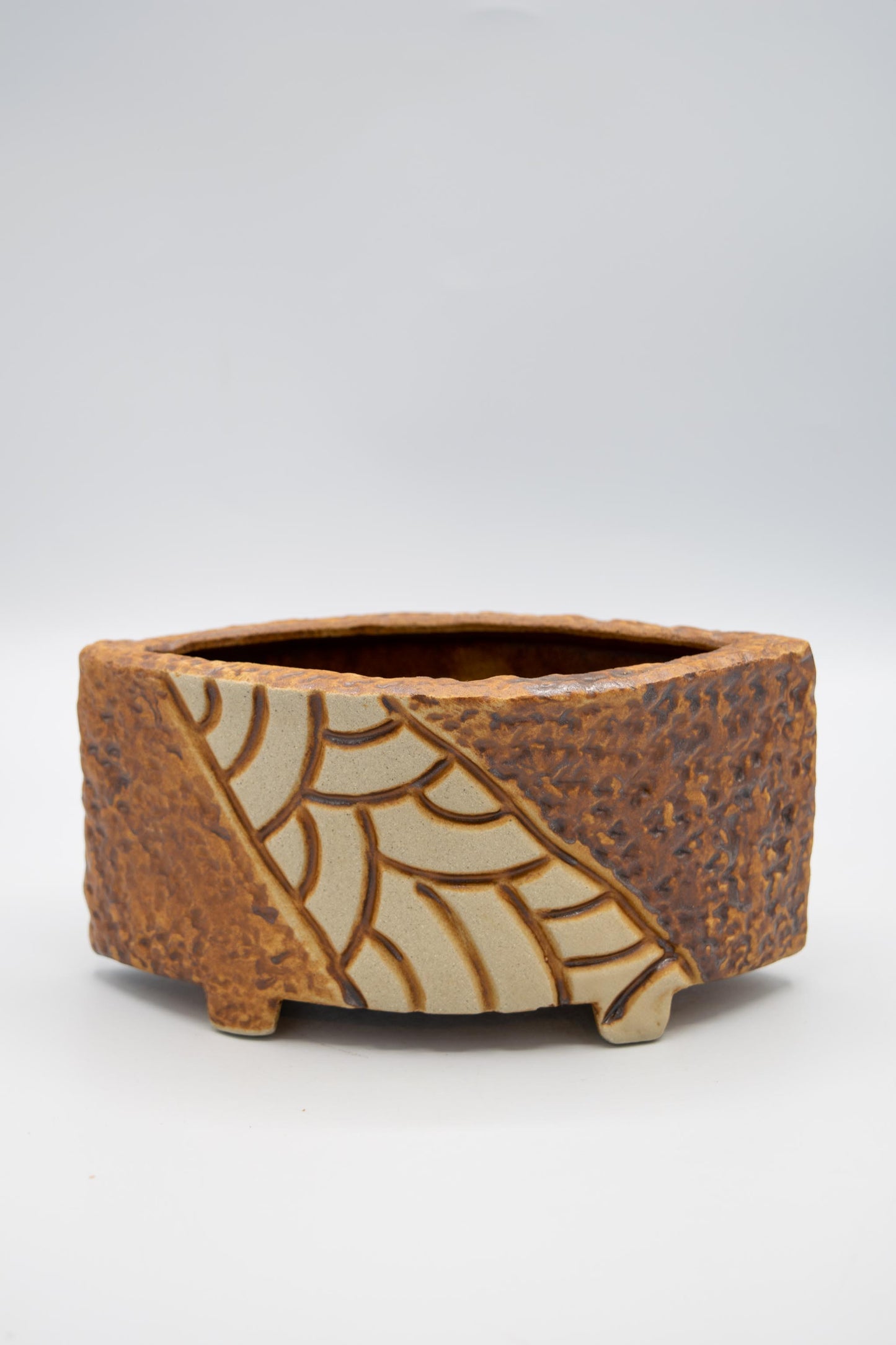 Ceramic Large Fin Mosaic Planter