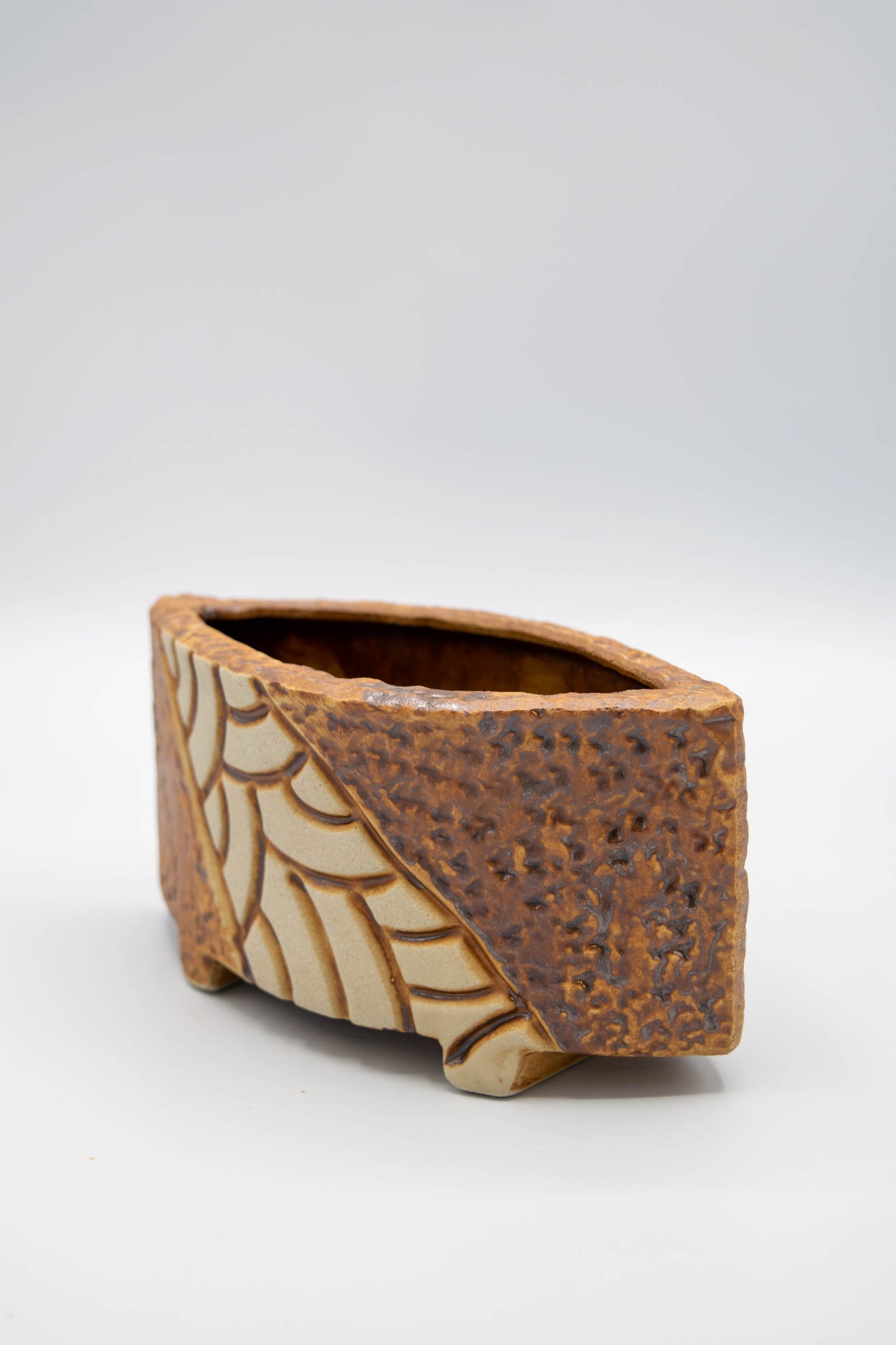 Ceramic Large Fin Mosaic Planter