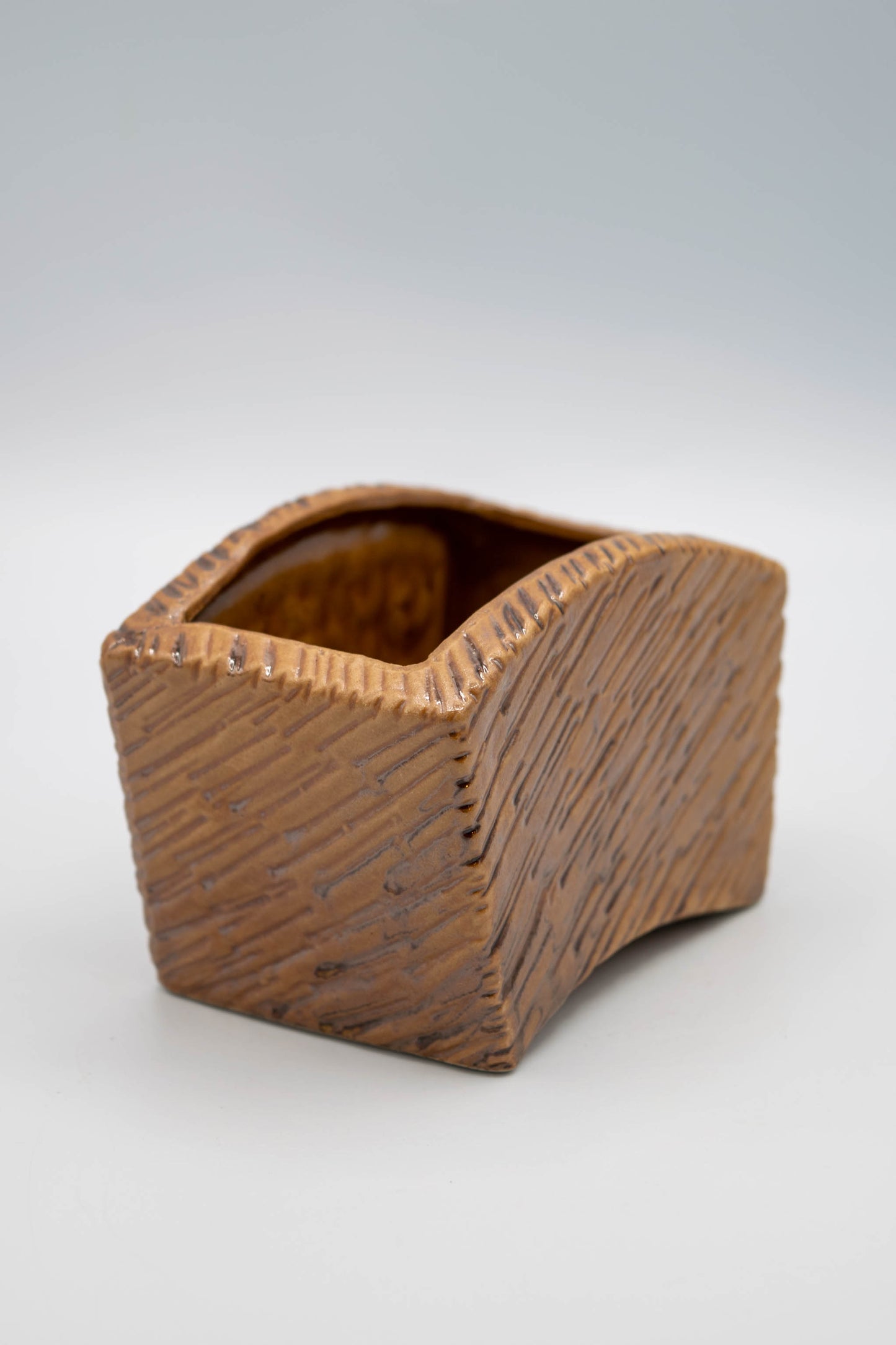 Ceramic Rectangle Swirl Mosaic Planter