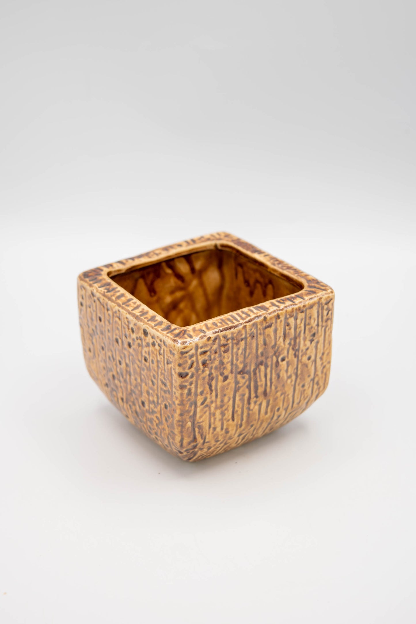 Ceramic Square Shaped Floral Planter