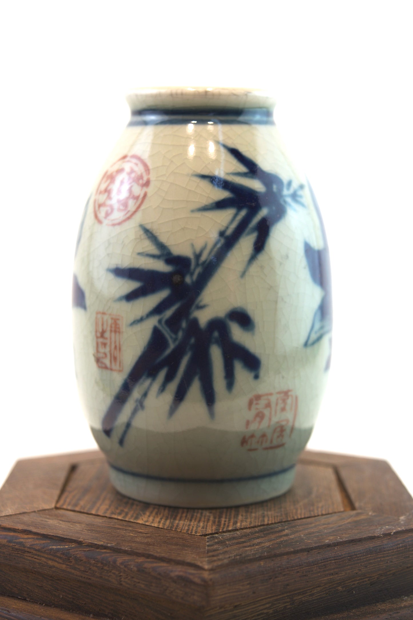 White Koi Fish Ceramic Mini Pot – 4"