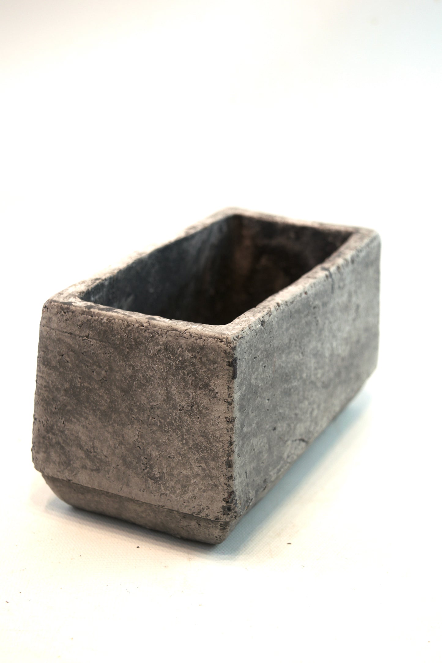Grey Rectangle 6" Pot