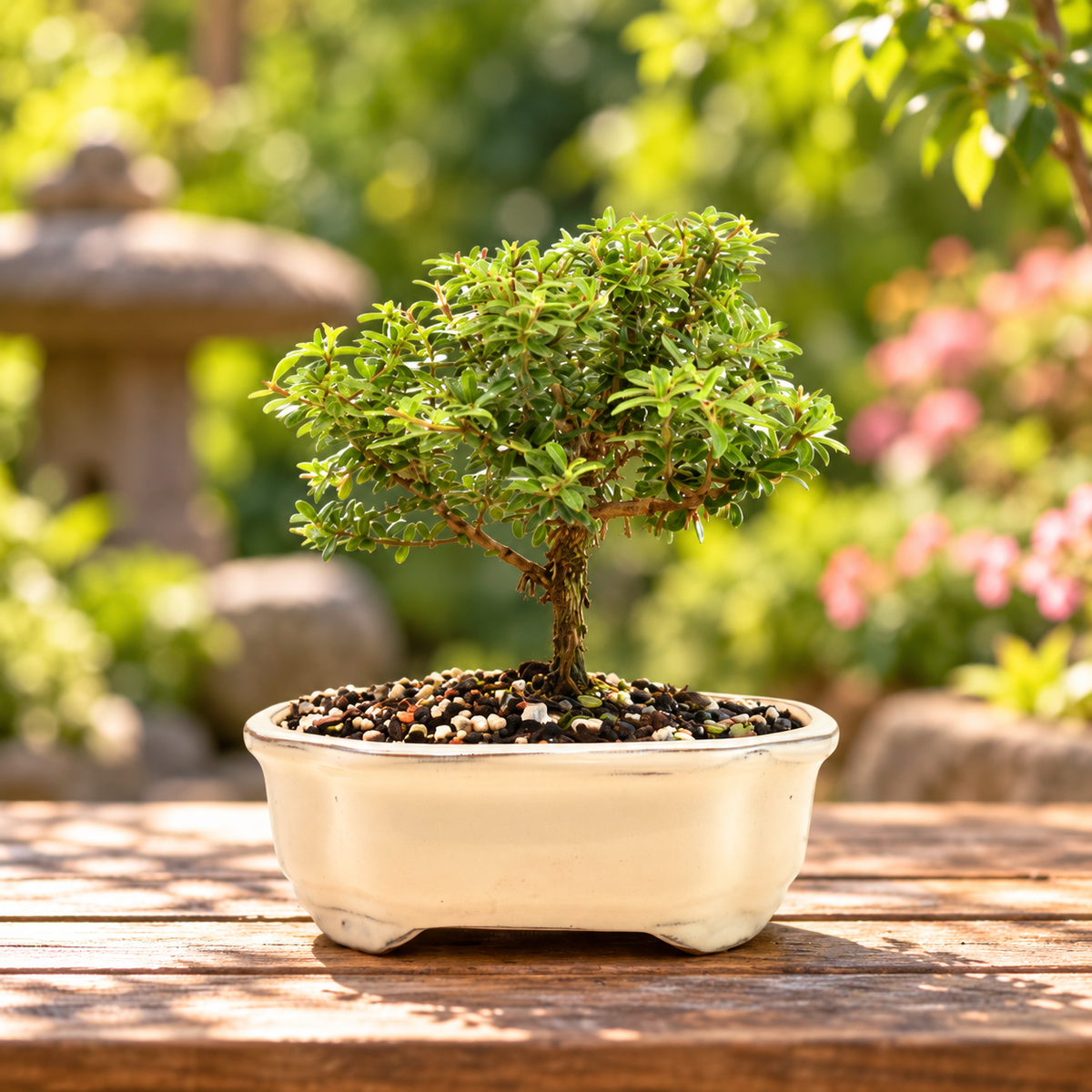 Rare Bahama Berry Bonsai Tree in 7" Ceramic Pot - One of a Kind Bonsai
