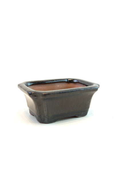 Glazed Bonsai Pot 4"