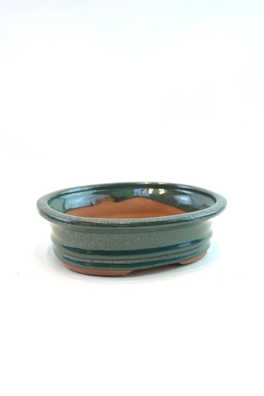 Glazed Bonsai Pot 6"