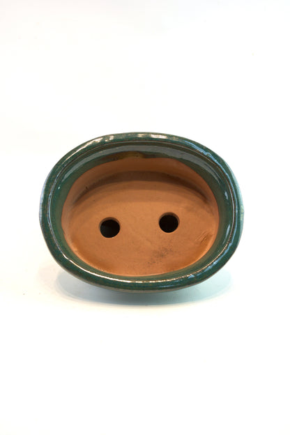 Glazed Bonsai Pot 6"