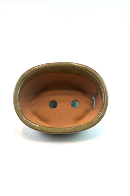Glazed Bonsai Pot 6"