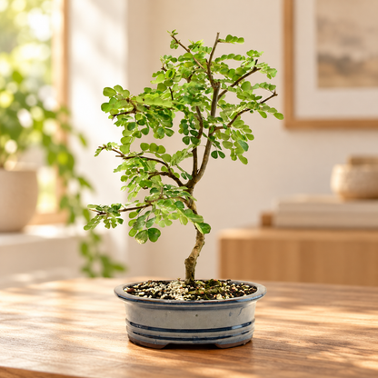Campache Ceramic 8" Pot - One of a Kind Bonsai