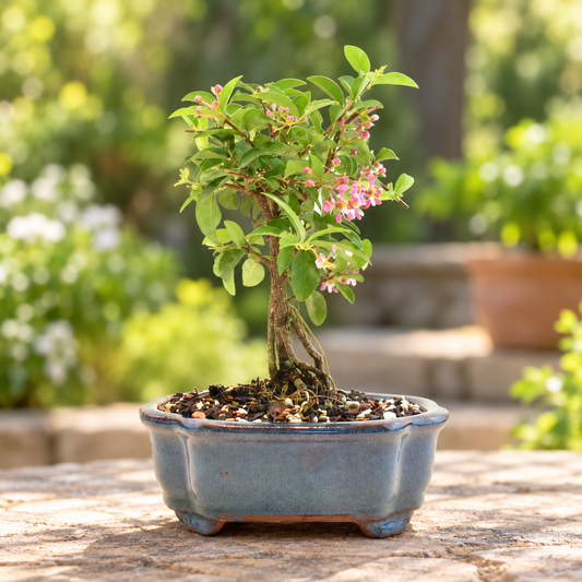 Rare Barbados Cherry Bonsai Ceramic 6" Pot - One of a Kind Bonsai
