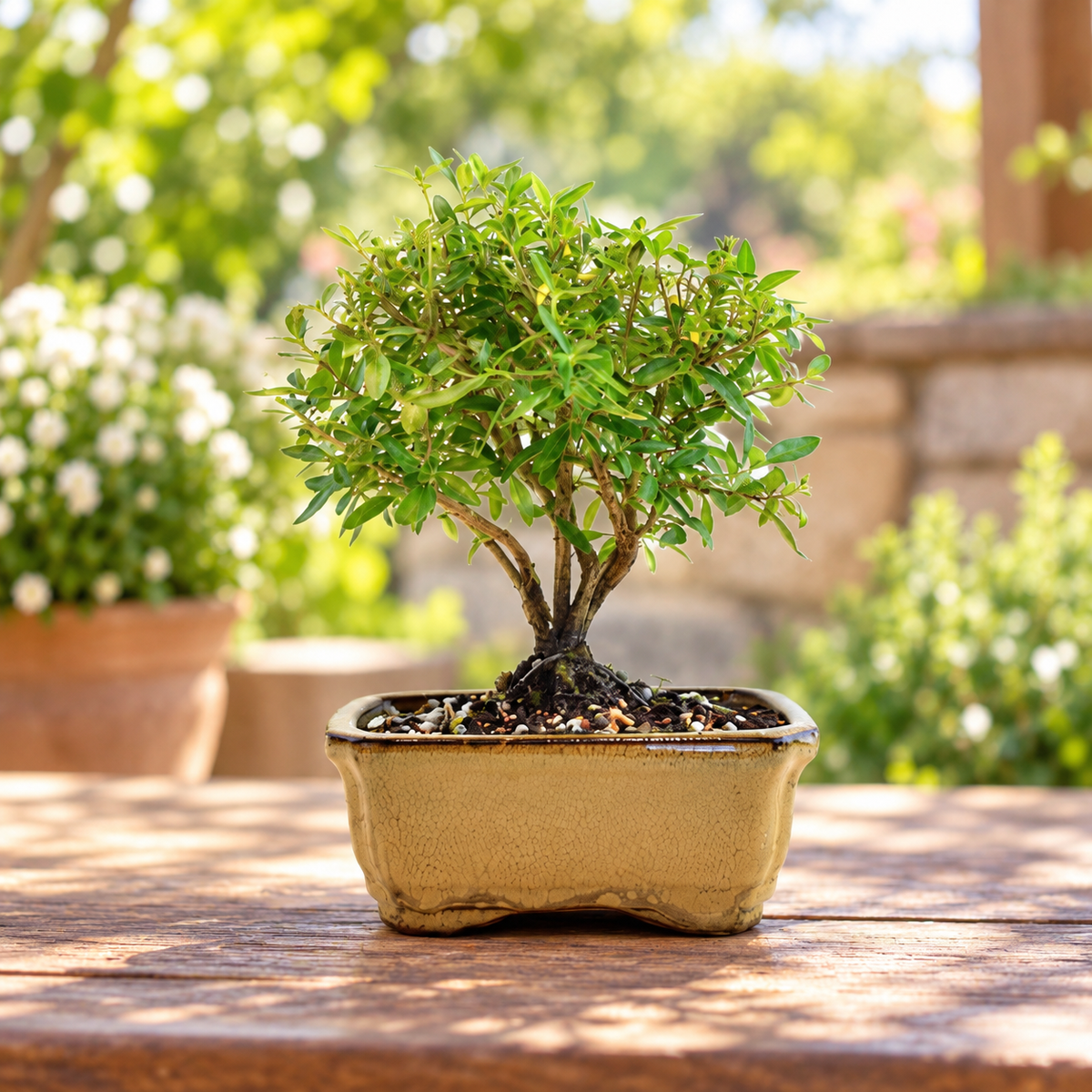 Serissa Bonsai Ceramic 5" Pot - One of a Kind Bonsai
