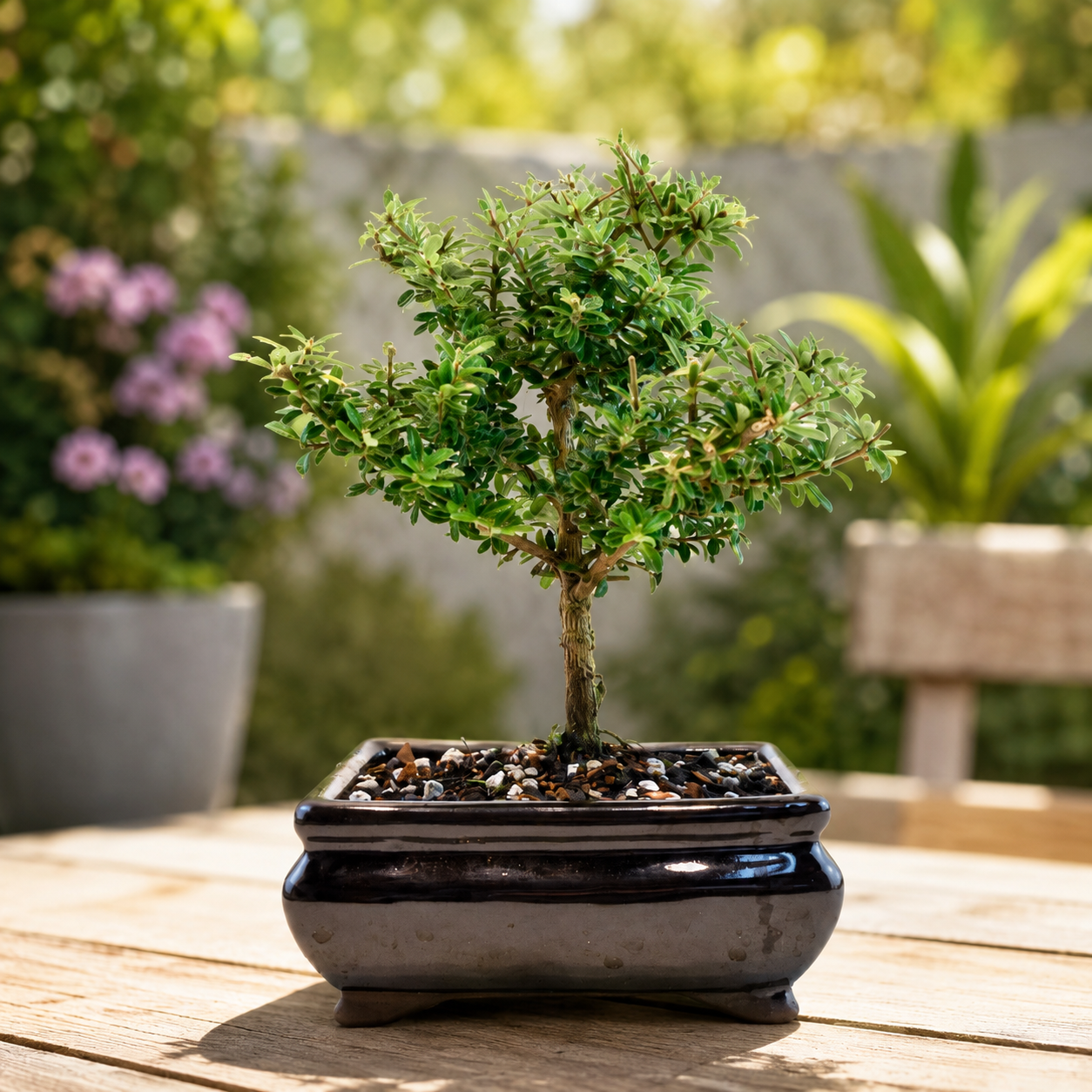 Rare Bahama Berry Bonsai Tree in 6" Ceramic Pot - One of a Kind Bonsai