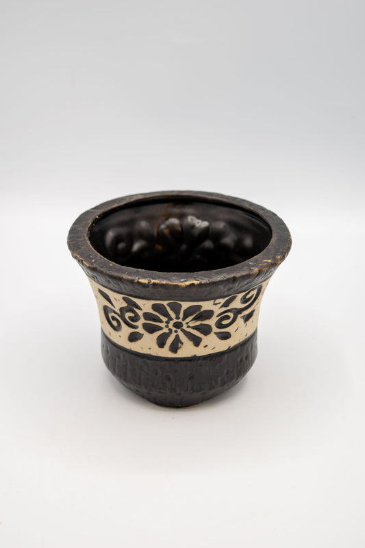 Ceramic Circular Floral Planter Large