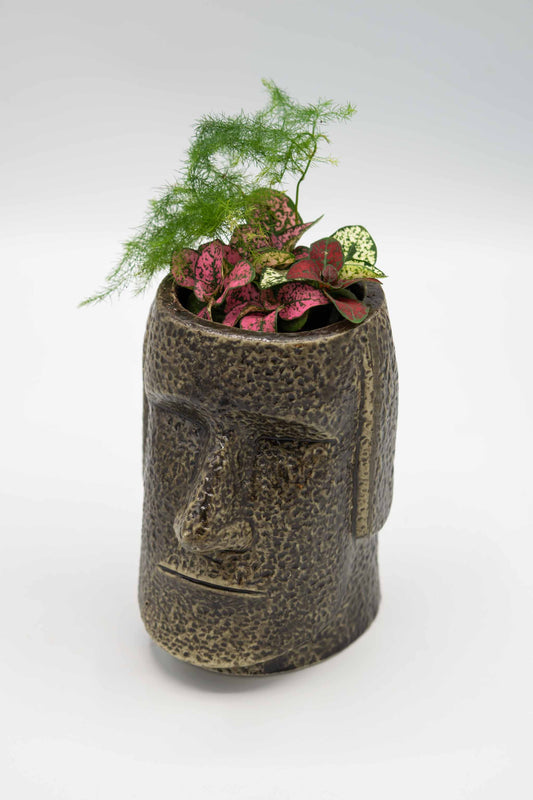 Easter Island Head Planter