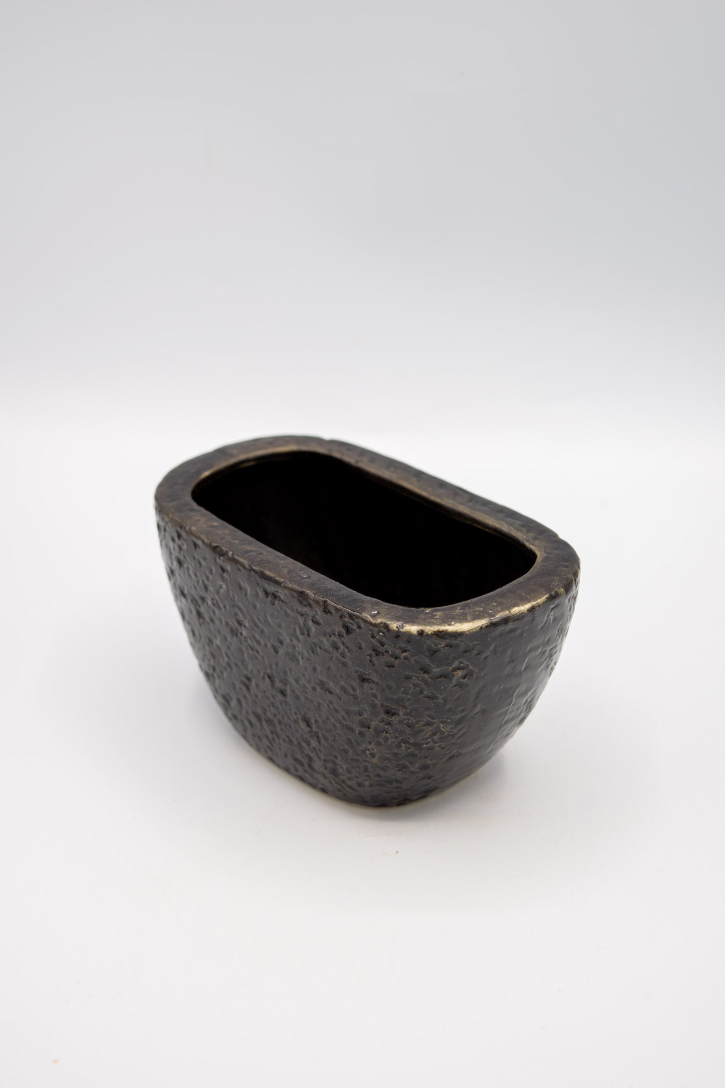 Ceramic Tapered Oval Shaped Floral Planter Small