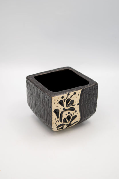 Ceramic Square Shaped Floral Planter