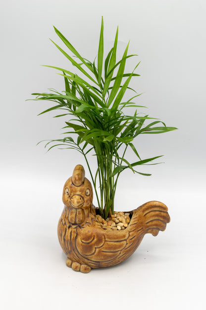 Chicken Left Facing Planter