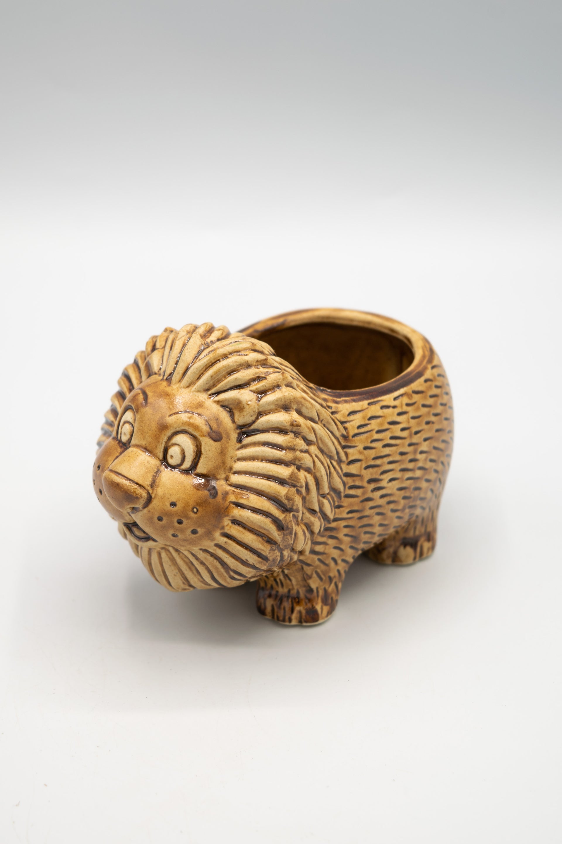 plastic lion planter Lion Small Planter
