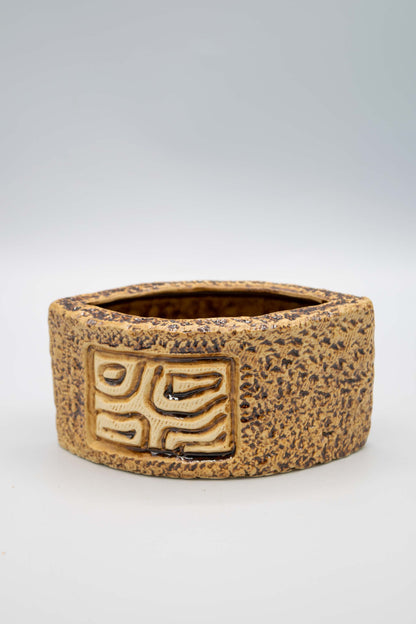 Fin Mosaic Ripple Planter