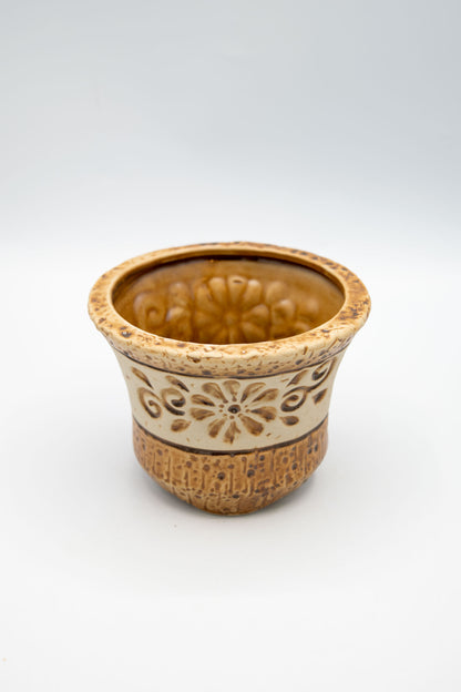 Ceramic Circular Floral Planter Large