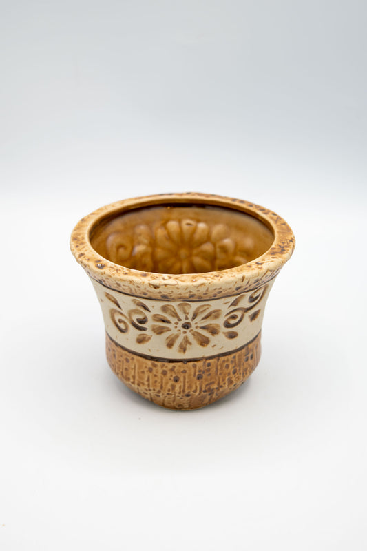 Ceramic Circular Floral Planter Large