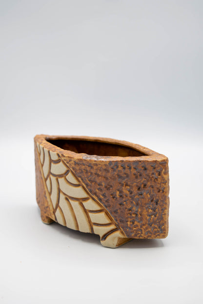 Ceramic Large Fin Mosaic Planter