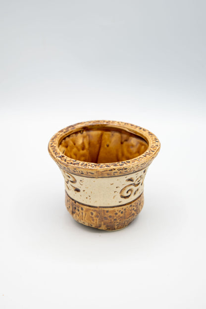Ceramic Circular Floral Planter Small