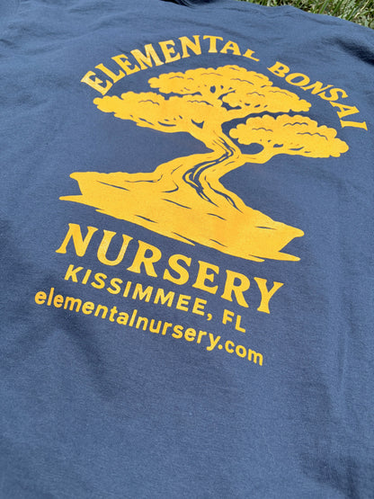 T-Shirt Elemental Bonsai Nursey - Navy Blue