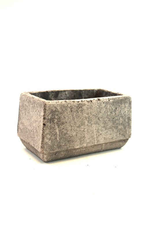 Grey Rectangle 6" Pot